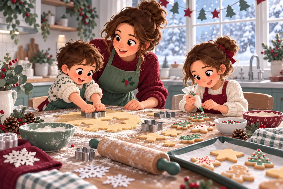 Activités de Noël avec un enfant : bricolages, recettes et rituels de 3 à 8 ans