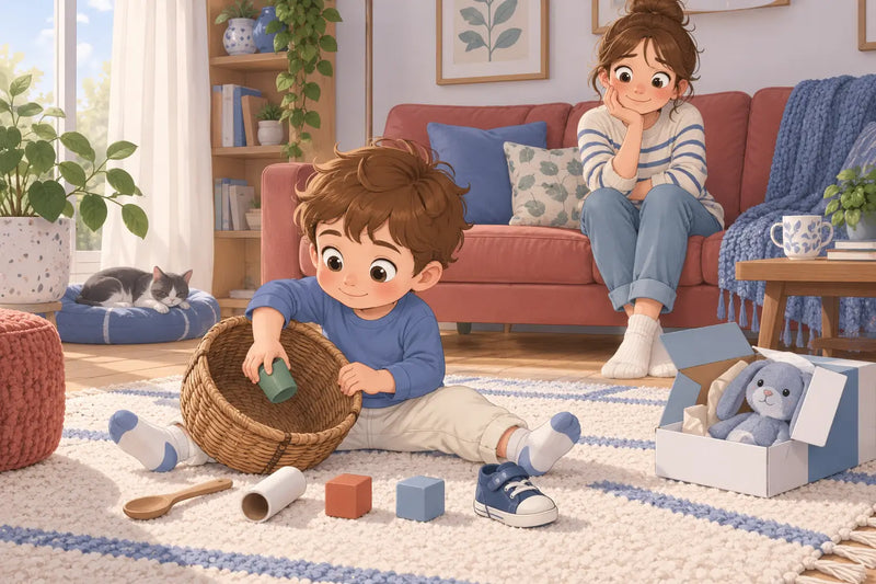 Cadeau pour un enfant de 3 ans : l'âge où le carton gagne toujours