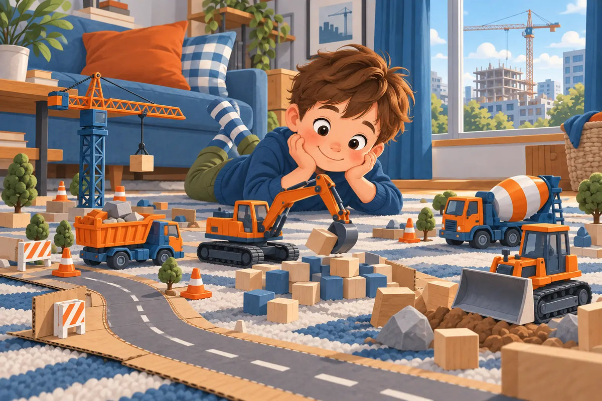 Il s'arrête devant chaque chantier : le guide du cadeau pour un fan d'engins