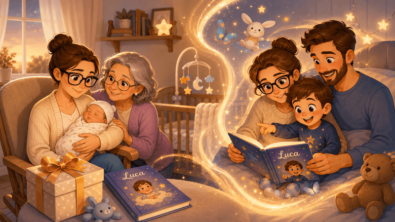 Un livre personnalisé pour une naissance : le cadeau qui attend l'enfant