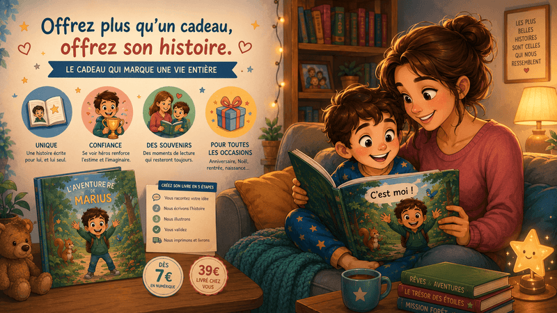 Livre personnalisé : le cadeau qui fait de votre enfant un héros