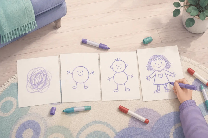 Le bonhomme têtard et les autres : ce que raconte le dessin de votre enfant