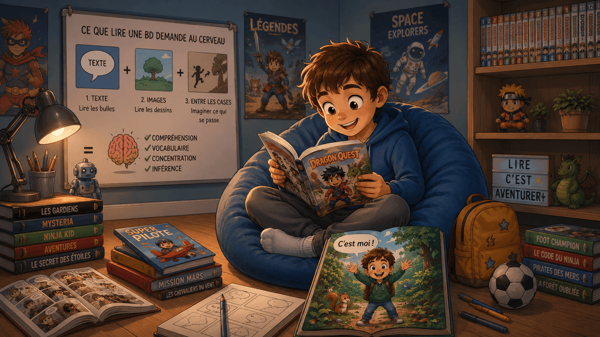Mon enfant ne lit que des BD : faut-il s'inquiéter ?