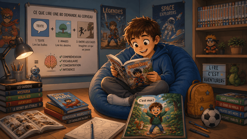 Mon enfant ne lit que des BD : faut-il s'inquiéter ?